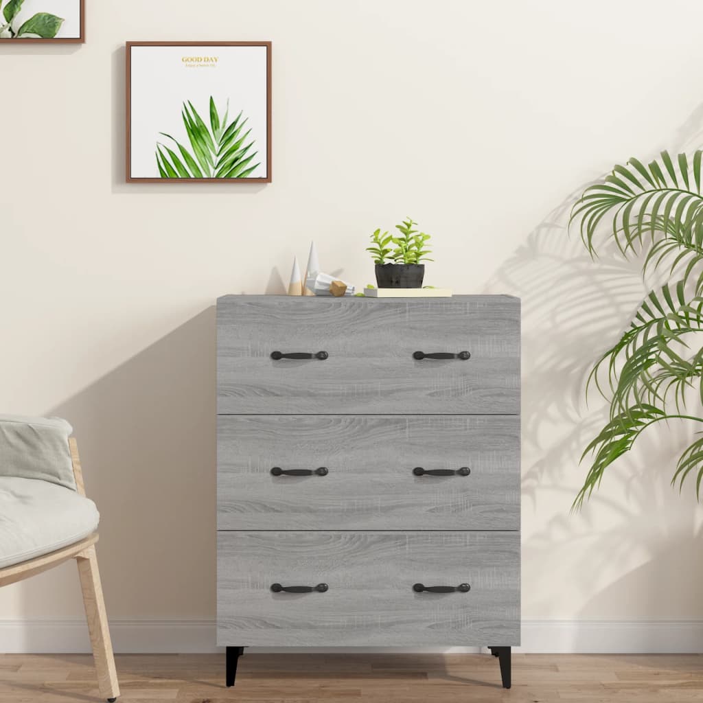 Komoda boja hrasta sonome 69,5 x 34 x 90 cm konstruirano drvo