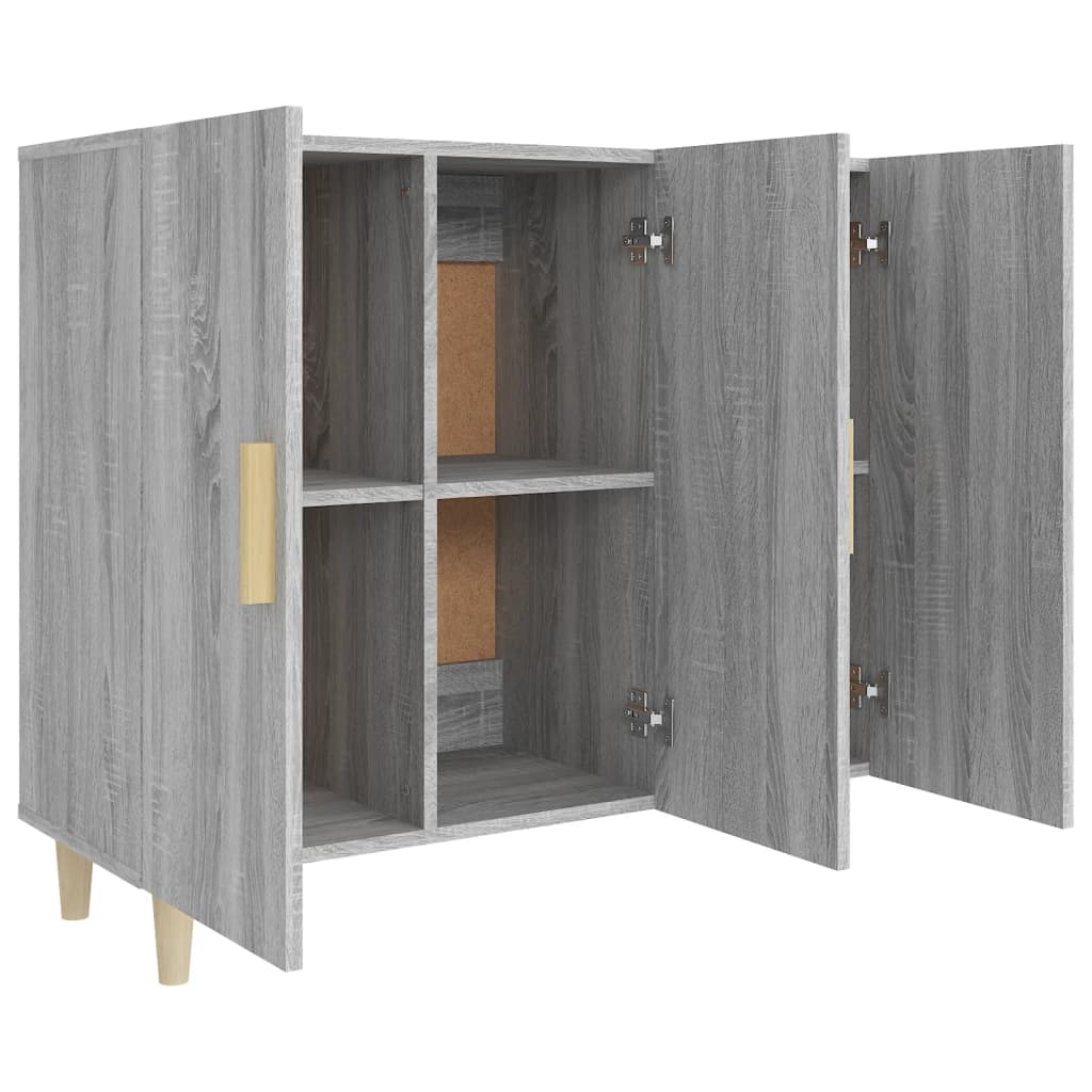 Komoda boja hrasta sonome 90 x 34 x 80 cm konstruirano drvo