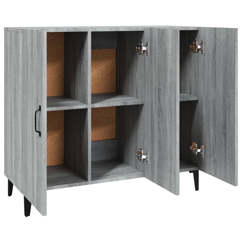 Komoda boja hrasta sonome 90 x 34 x 80 cm konstruirano drvo