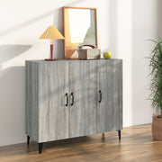 Komoda boja hrasta sonome 90 x 34 x 80 cm konstruirano drvo