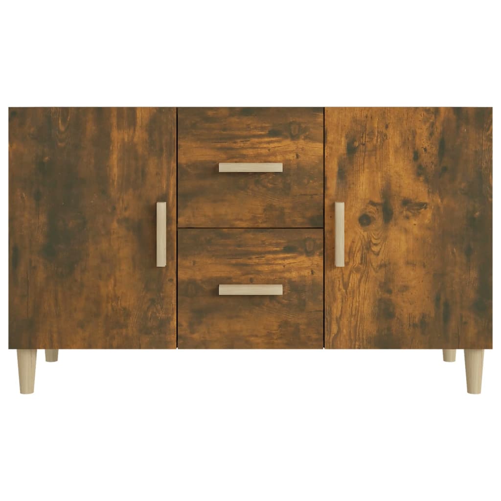 Komoda boja dimljenog hrasta 100 x 36 x 60 cm konstruirano drvo