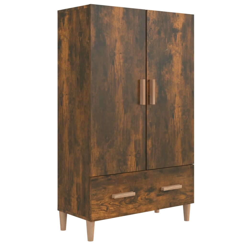 Komoda boja dimljenog hrasta 70 x 31 x 115 cm konstruirano drvo