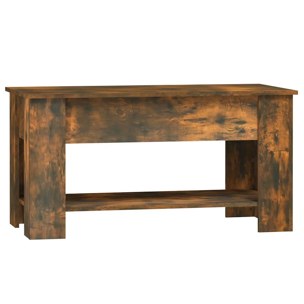 Stolić za kavu boja hrasta 101x49x52 cm konstruirano drvo