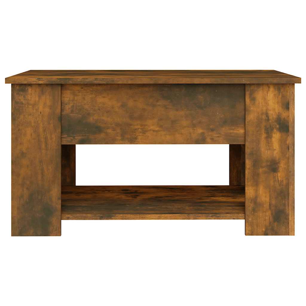 Stolić za kavu boja hrasta 79 x 49 x 41 cm konstruirano drvo