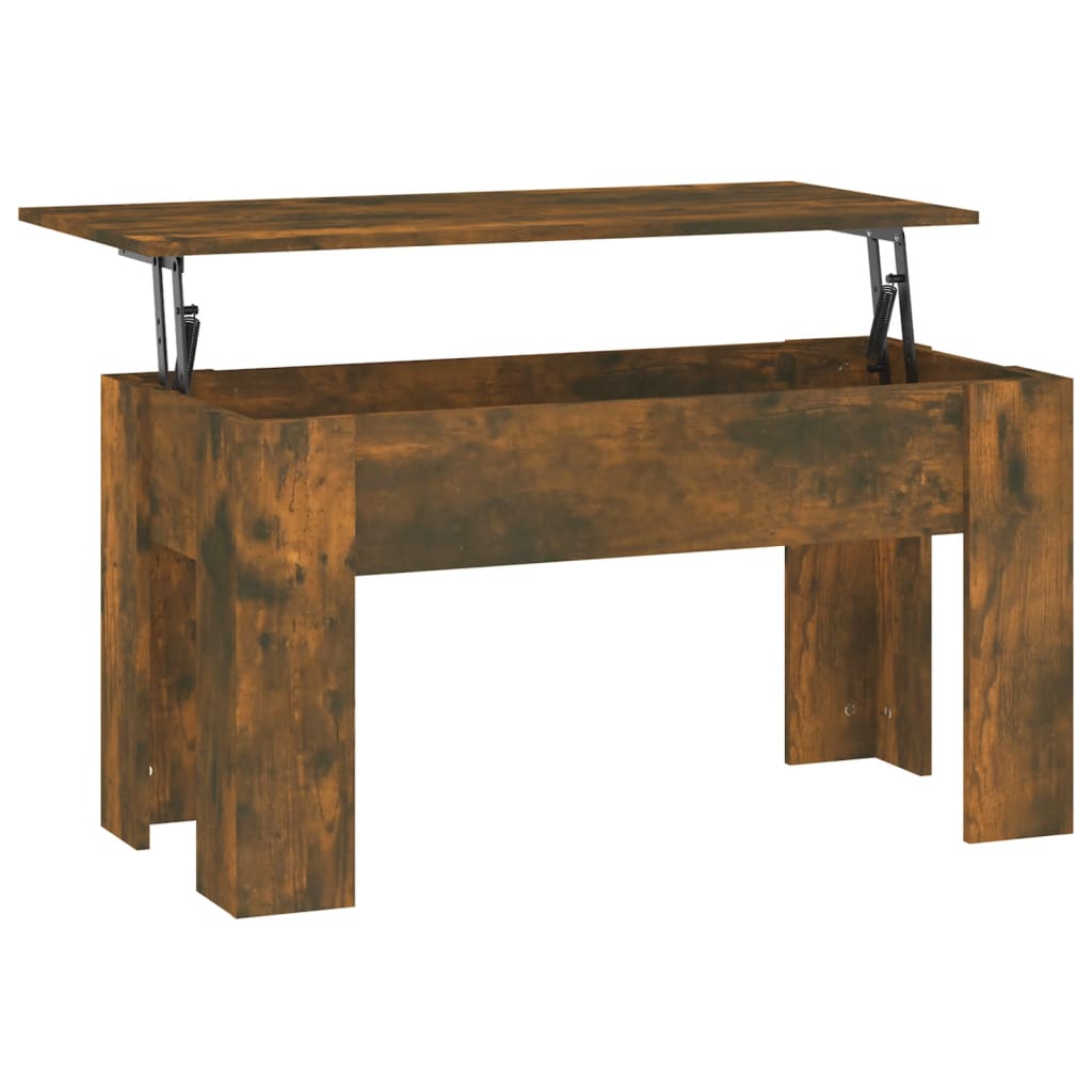 Stolić za kavu boja hrasta 101x49x52 cm konstruirano drvo