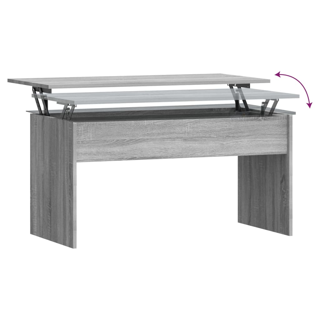 Stolić za kavu boja hrasta 102x50,5x52,5 cm konstruirano drvo