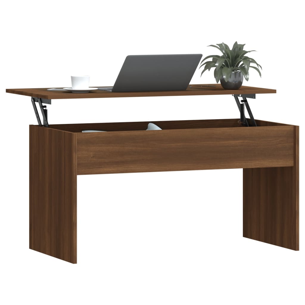 Stolić za kavu Smeđa hrasta 102x50,5x52,5 cm konstruirano drvo