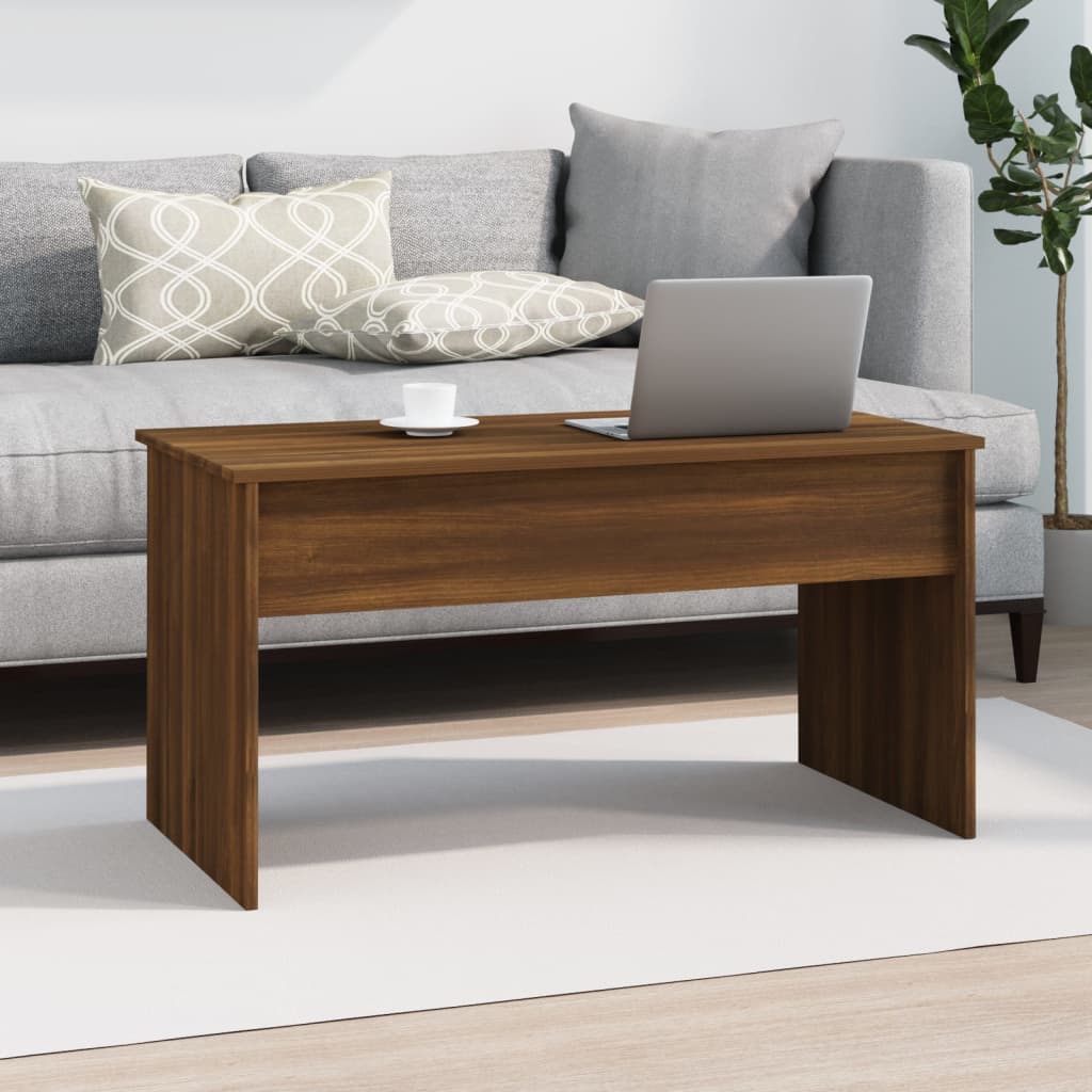 Stolić za kavu Smeđa hrasta 102x50,5x52,5 cm konstruirano drvo