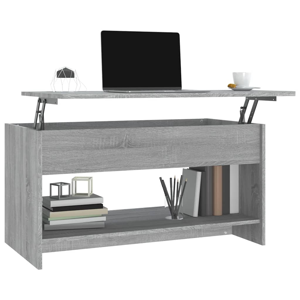Stolić za kavu boja hrasta 102x50x52,5 cm konstruirano drvo