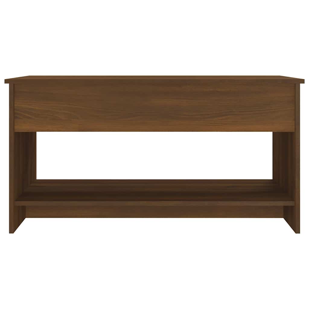 Stolić za kavu Smeđa hrasta 102x50x52,5 cm konstruirano drvo