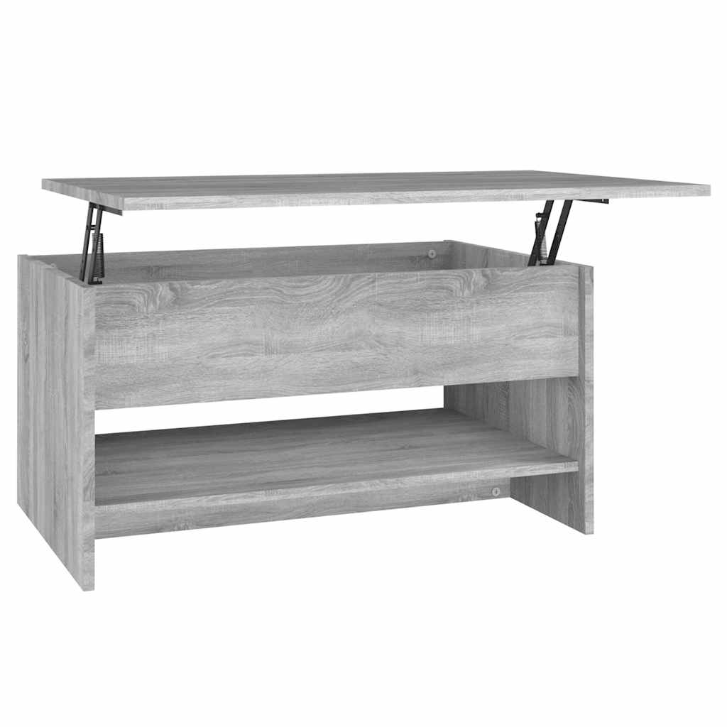 Stolić za kavu boja hrasta 80 x 50 x 40 cm konstruirano drvo