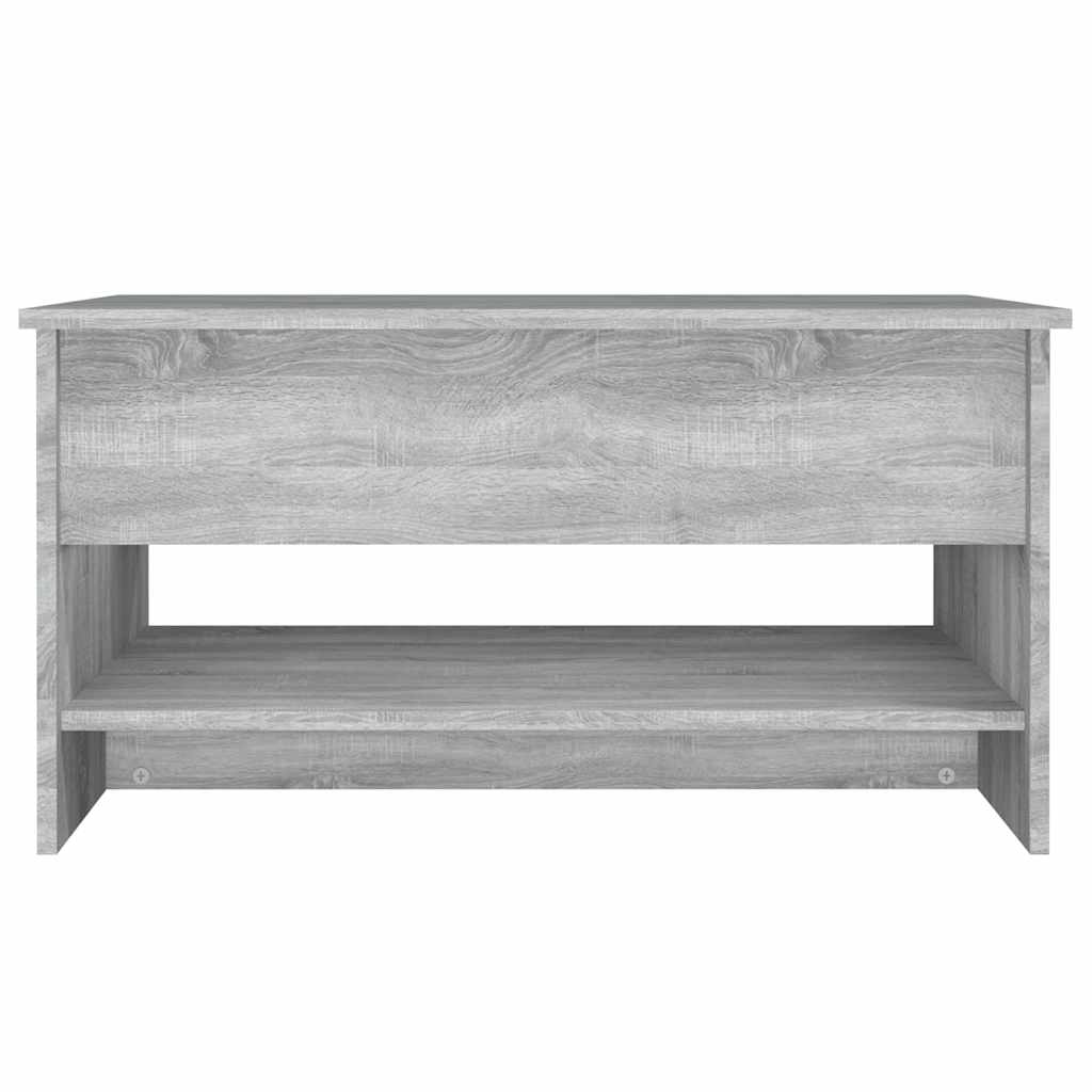 Stolić za kavu boja hrasta 80 x 50 x 40 cm konstruirano drvo