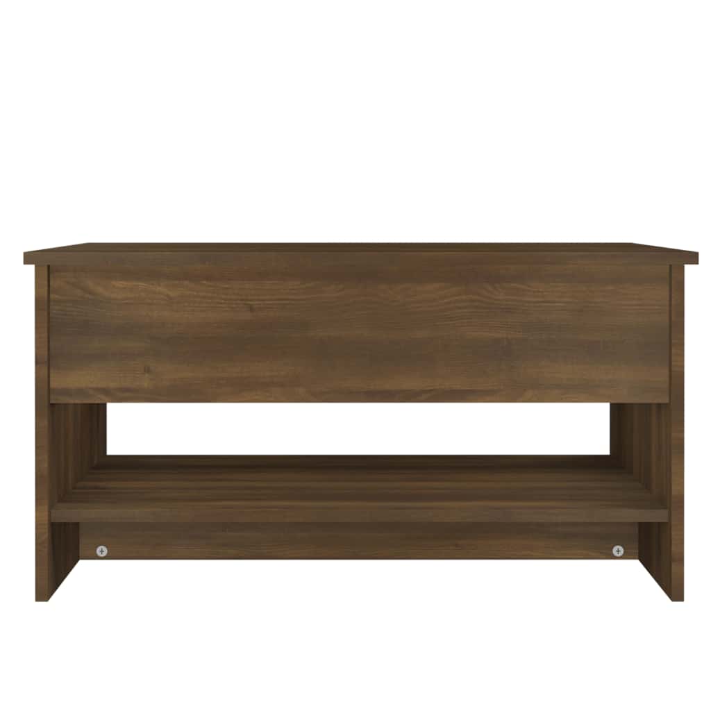 Stolić za kavu Smeđa hrasta 80x50x40 cm konstruirano drvo