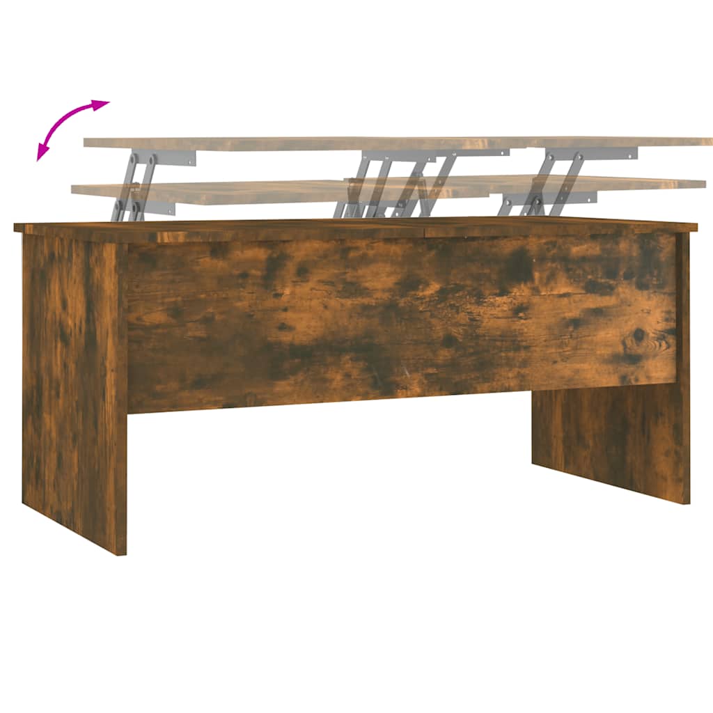 Stolić za kavu boja hrasta 102x50,5x46,5 cm konstruirano drvo