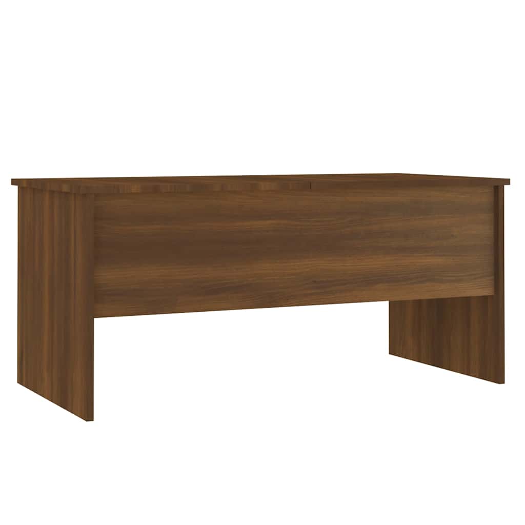 Stolić za kavu Smeđa hrasta 102x50,5x46,5 cm konstruirano drvo