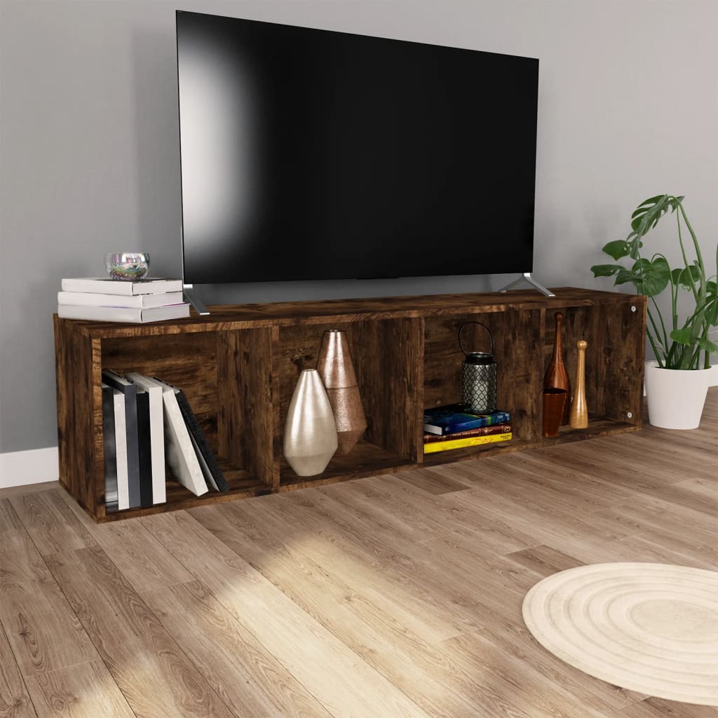 Ormarić za knjige / TV ormarić boja hrasta 36x30x143 cm drveni