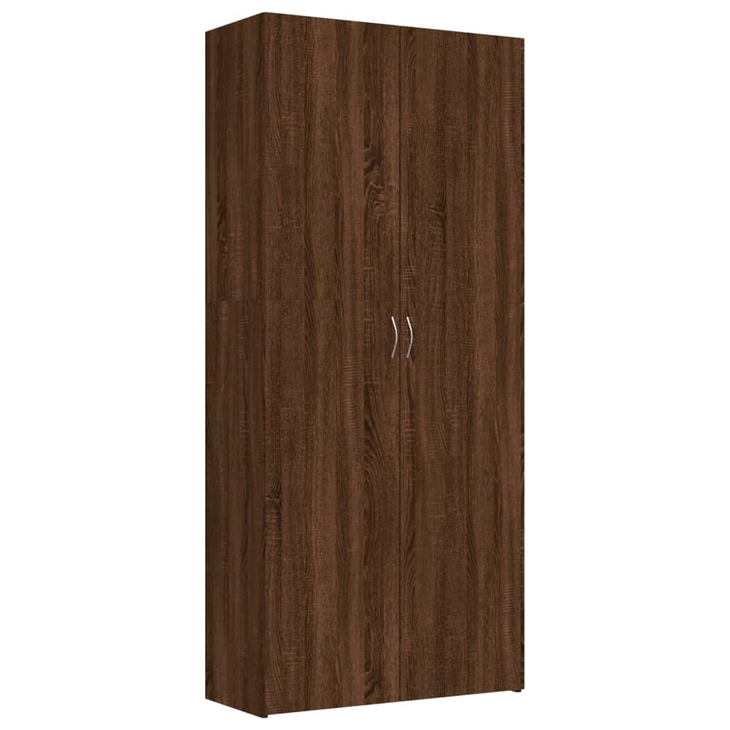 Ormarić za cipele boja hrasta 80x35,5x180 cm konstruirano drvo