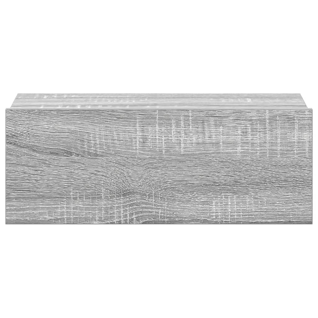 Viseći noćni ormarić boja hrasta 40x30x15 cm konstruirano drvo