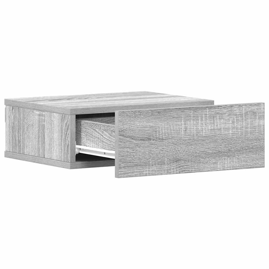 Viseći noćni ormarići 2 kom boja hrasta 40 x 30 x 15 cm drveni