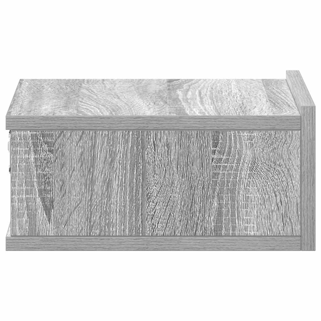 Viseći noćni ormarići 2 kom boja hrasta 40 x 30 x 15 cm drveni