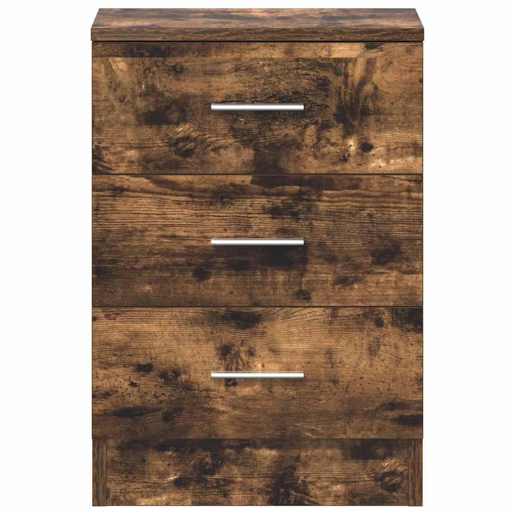 Noćni ormarići boja hrasta 2 kom 38x35x56 cm konstruirano drvo