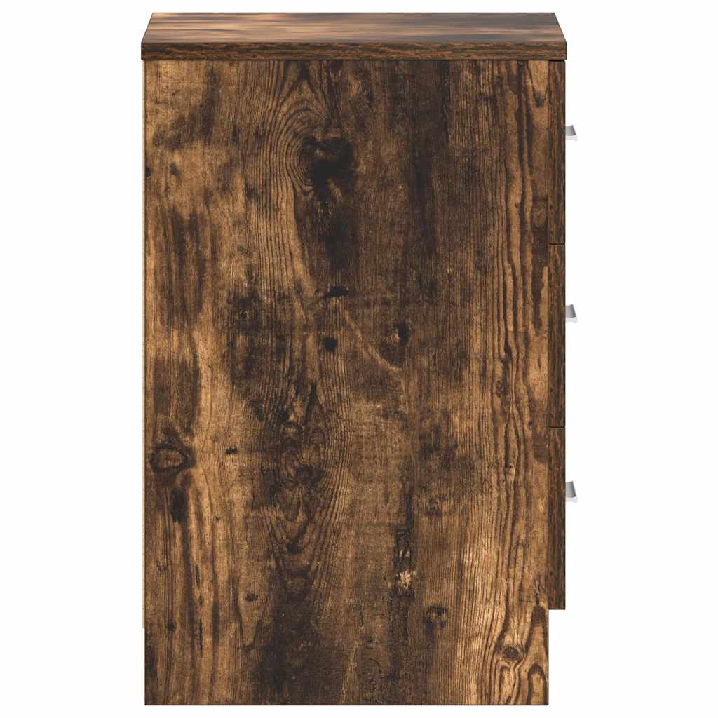 Noćni ormarići boja hrasta 2 kom 38x35x56 cm konstruirano drvo