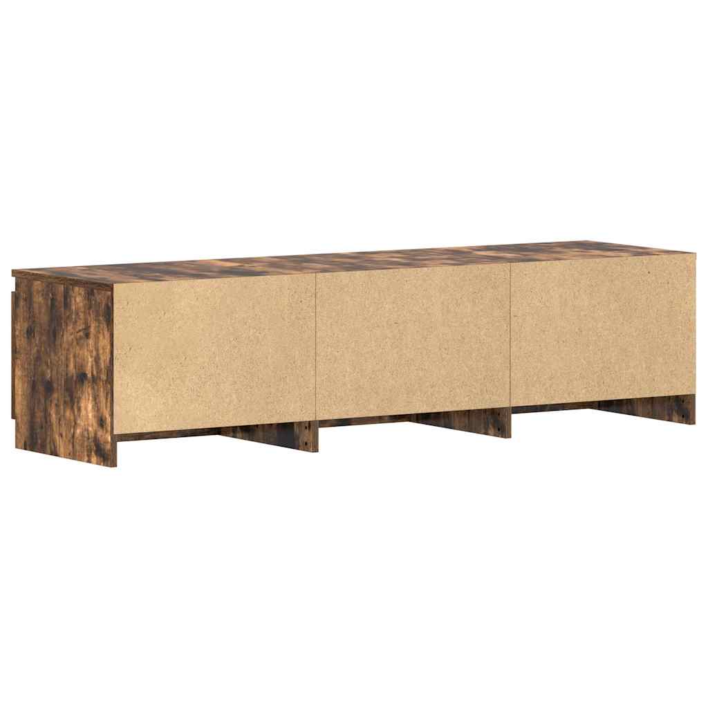 TV ormarić dimljeni hrast 140 x 40 x 35,5 cm konstruirano drvo