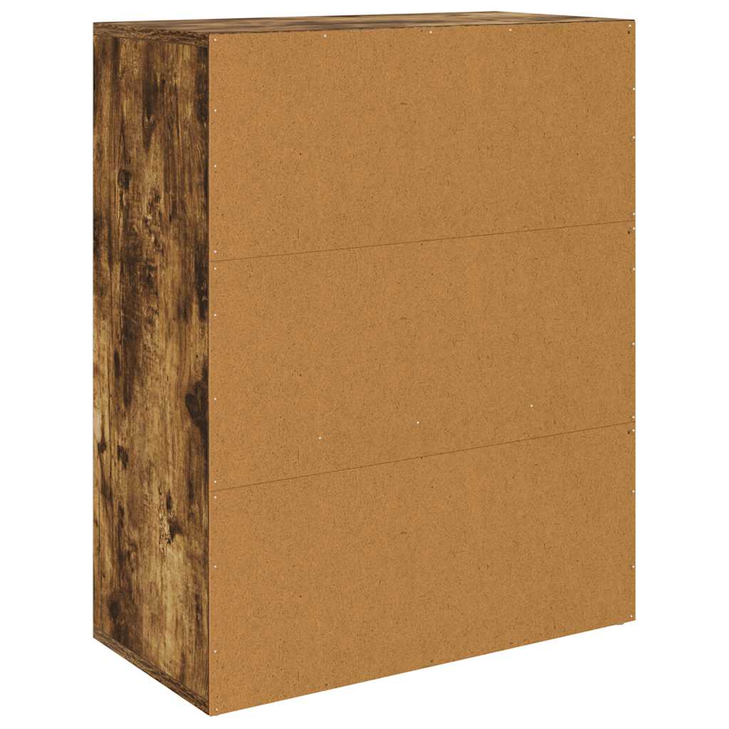 Komoda boja dimljenog hrasta 60x30x75 cm od konstruiranog drva