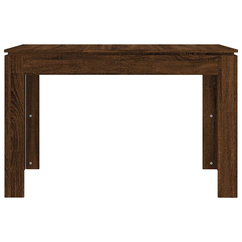 Blagovaonski stol boja smeđeg hrasta 120 x 60 x 76 cm drveni