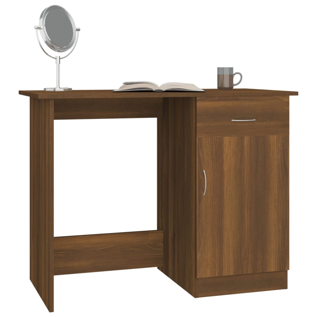 Radni stol boja smeđeg hrasta 100x50x76 cm konstruirano drvo