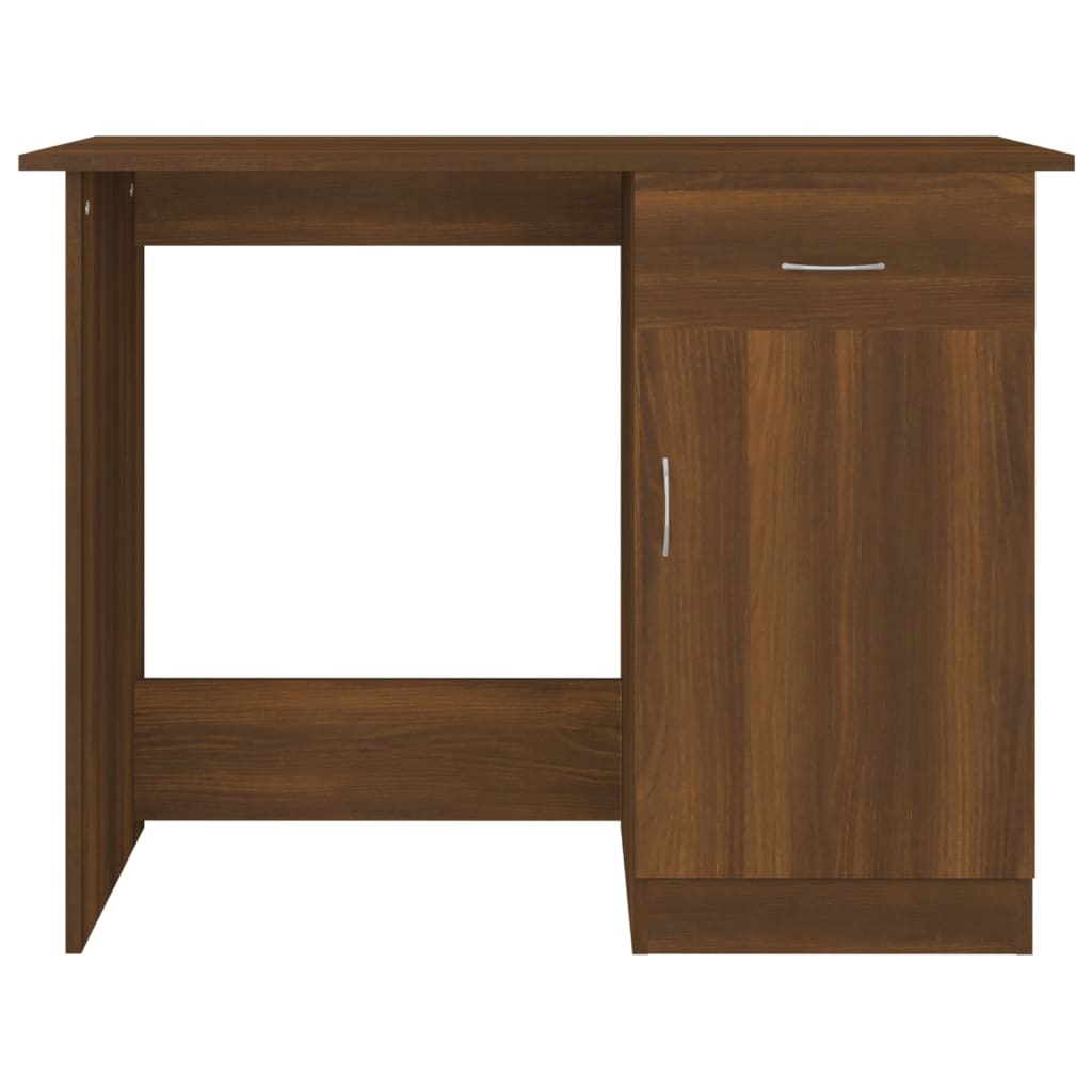 Radni stol boja smeđeg hrasta 100x50x76 cm konstruirano drvo