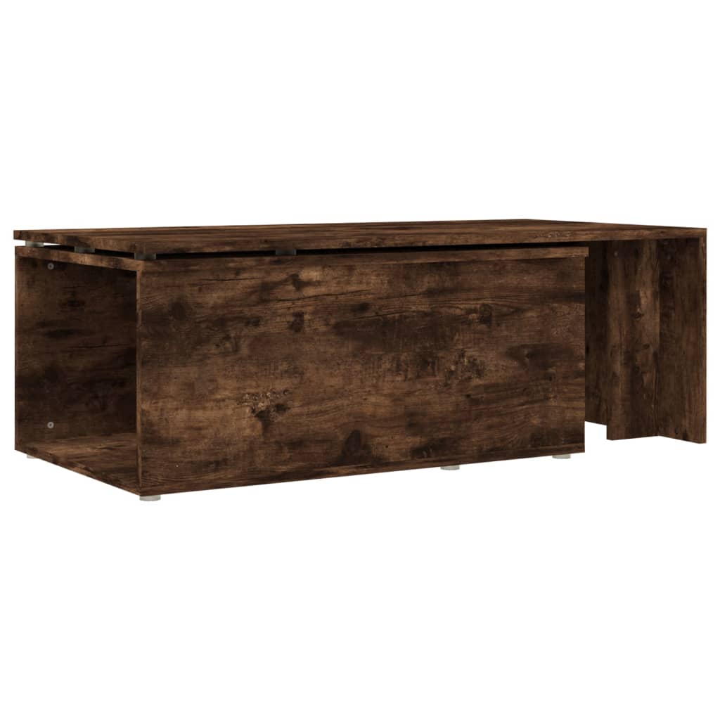 Stolić za kavu boja hrasta 150 x 50 x 35 cm konstruirano drvo