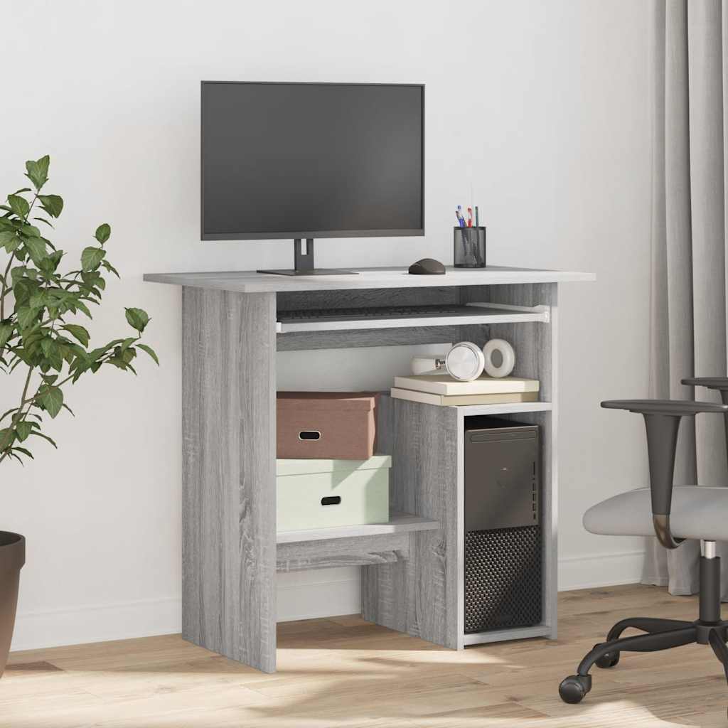 Radni stol boja hrasta sonome 80 x 45 x 74 cm konstruirano drvo