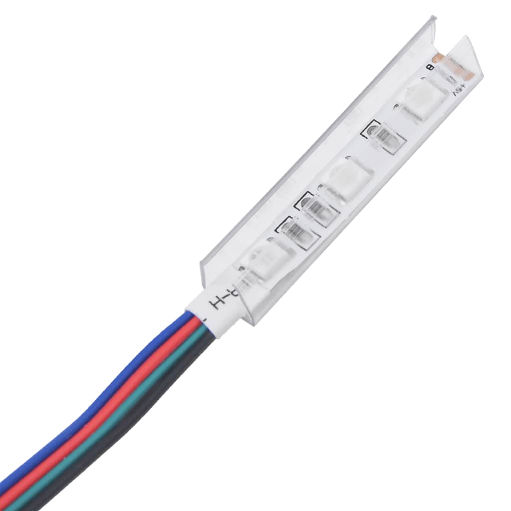 TV ormarić s LED svjetlima boja dimljenog hrasta 135x39x30 cm