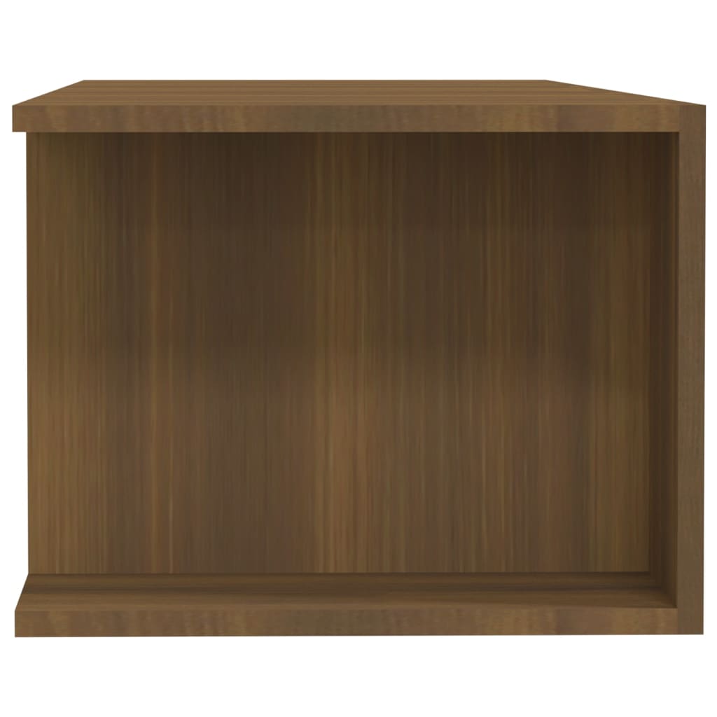 TV ormarić s LED svjetlima boja smeđeg hrasta 135 x 39 x 30 cm