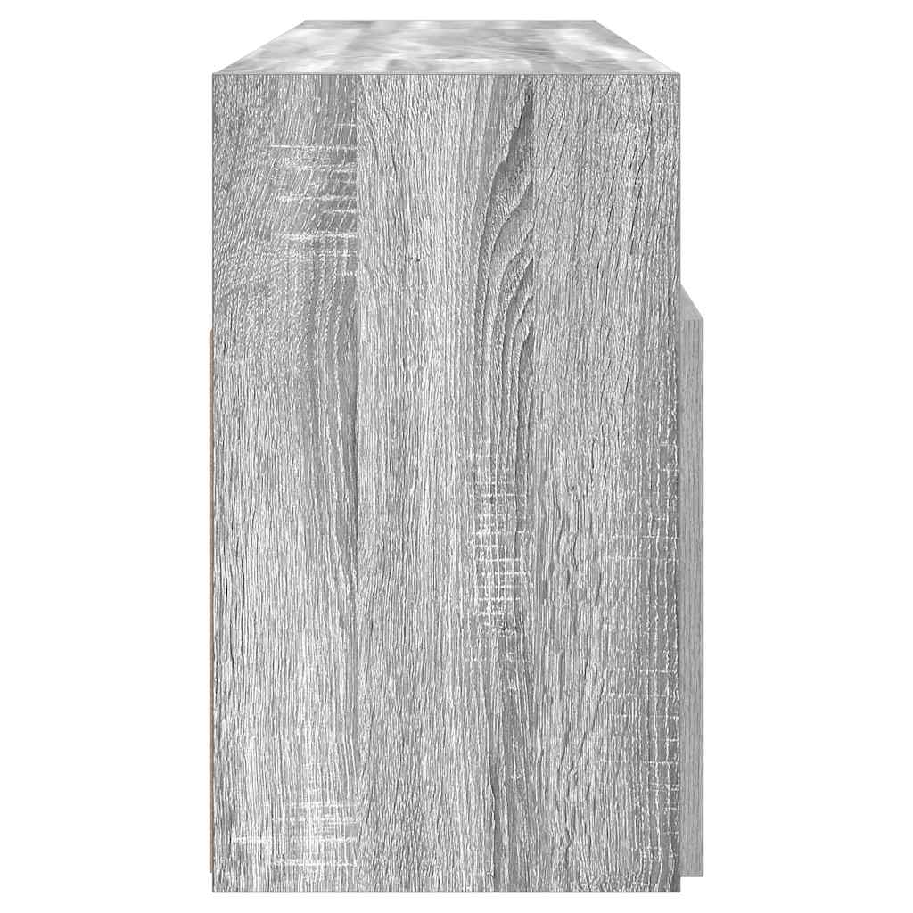 TV ormarić s LED svjetlima boja hrasta sonome 120x30x50 cm
