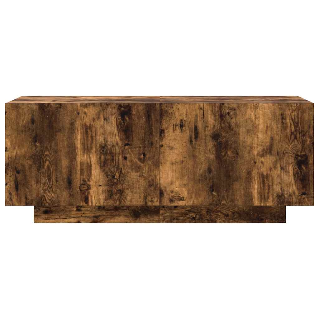 TV ormarić boja dimljenog hrasta 100x35x40 cm konstruirano drvo