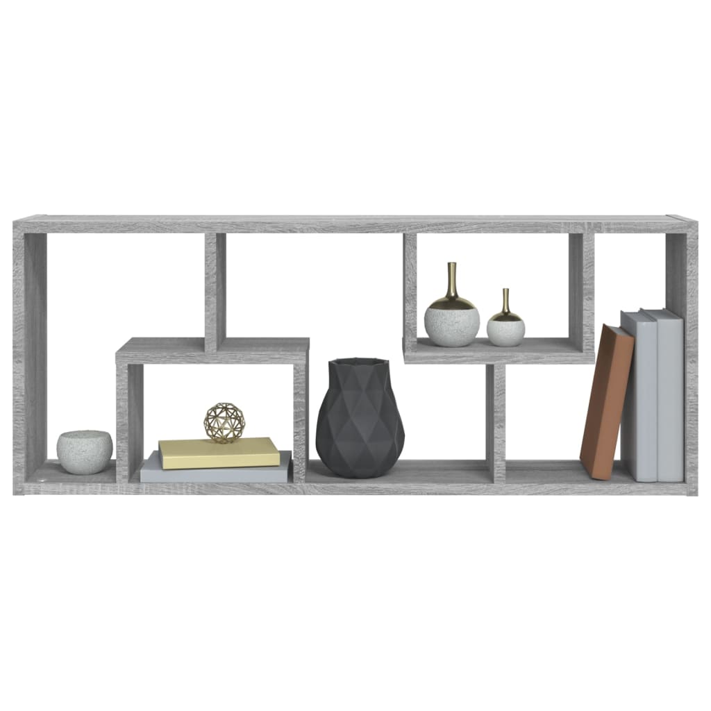 Zidna polica boja hrasta sonome 36x16x90 cm konstruirano drvo