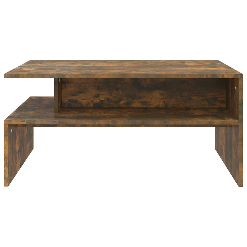 Stolić za kavu boja hrasta 90 x 60 x 42,5 cm konstruirano drvo