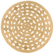 Ručno rađeni pleteni tepih od jute 210 cm