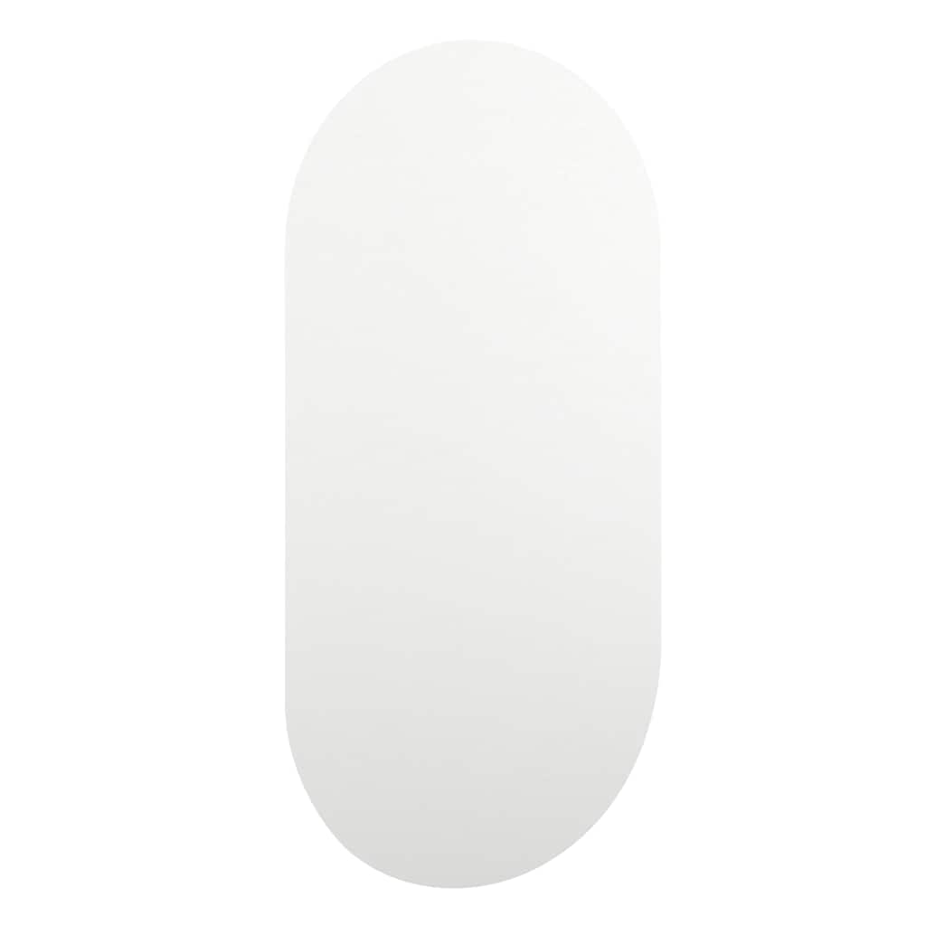 Ogledalo s LED svjetlima 40 x 20 cm stakleno ovalno