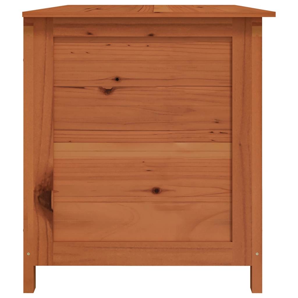 Vanjska kutija za jastuke smeđa 150x50x56 cm masivna jelovina