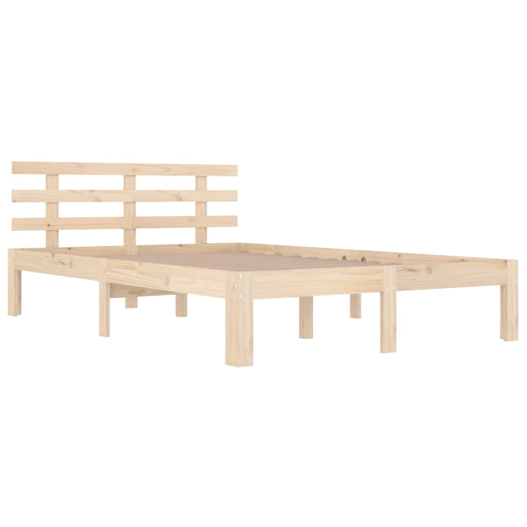 Okvir za krevet od masivnog drva 140 x 190 cm