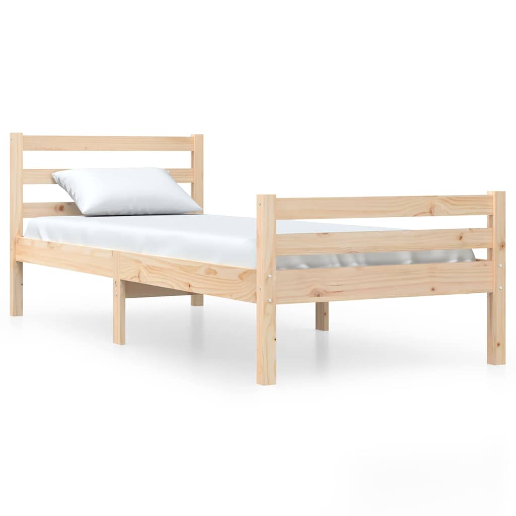 Okvir za krevet od masivnog drva 90 x 200 cm