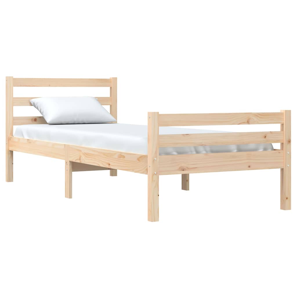 Okvir za krevet od masivnog drva 90 x 200 cm