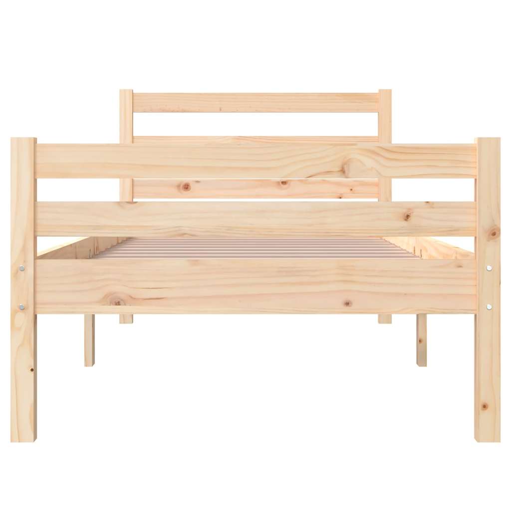 Okvir za krevet od masivnog drva 90 x 200 cm