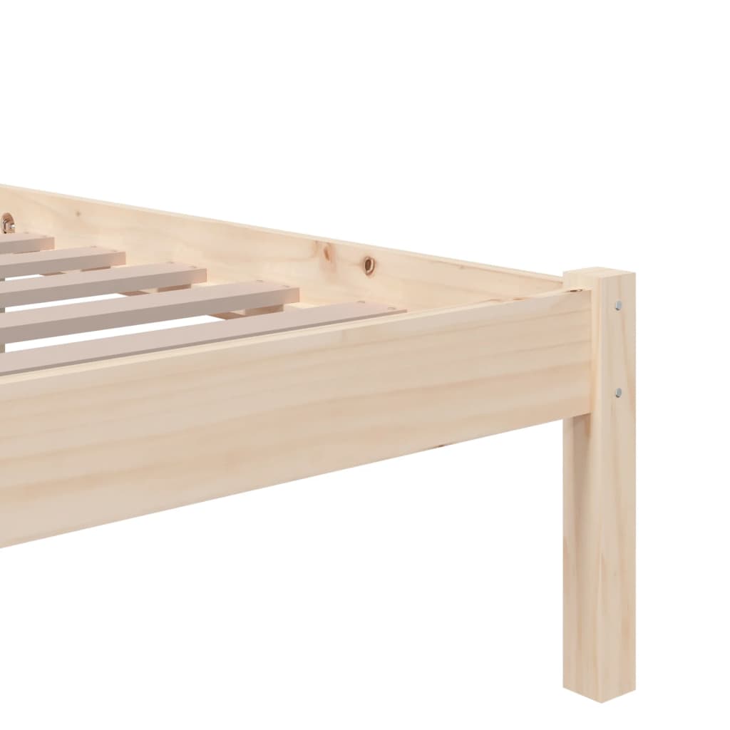 Okvir za krevet od masivnog drva 75 x 190 cm jednokrevetni