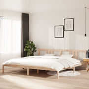 Okvir kreveta bez madraca 200 x 200 cm od masivnog drva