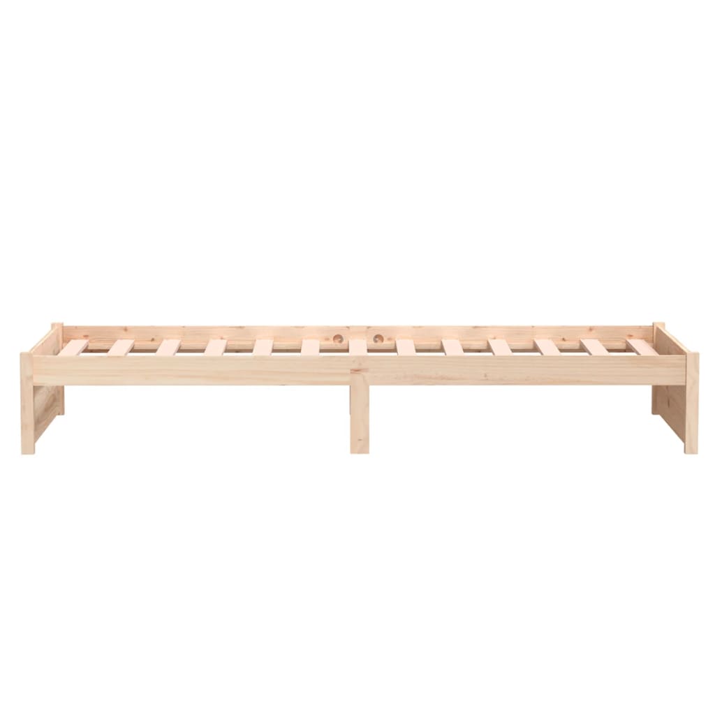 Okvir za krevet od masivnog drva 75 x 190 cm jednokrevetni