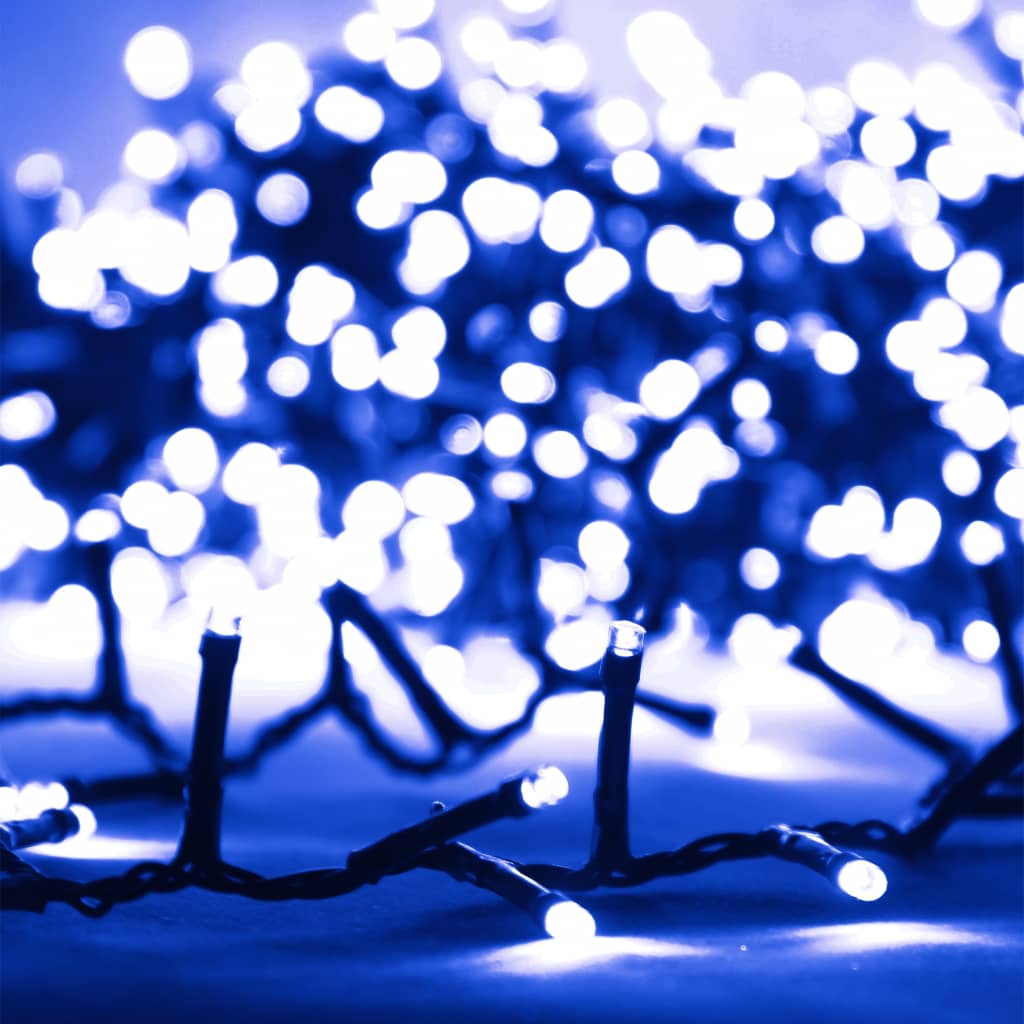 Kompaktna LED traka s 400 LED žarulja plava 13 m PVC